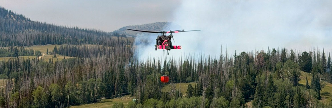 Utah Guard Supports Wildfire Response From Air